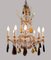 Chandelier in Purple and Amber Crystal, Italy, 1940s, Image 3