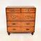 Teak & Brass Military Campaign Chest of Drawers, 1860s 3