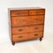 Teak & Brass Military Campaign Chest of Drawers, 1860s, Image 2