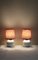Porcelain Bedside Lamps, 1980s, Set of 2, Image 4
