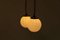 Ribbed Spherical Opaline Pendant Light, Image 5