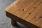 Square Coffee Table in Pine Wood, 1970s 11