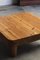 Square Coffee Table in Pine Wood, 1970s 5