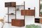 Playful 3-Bay Wall Unit by Poul Cadovius, Denmark, 1950s 3