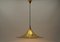 Grande Lampe à Suspension Dorée par Claus Bonderup & Torsten Thorup pour Fog & Mørup, 1970s 13