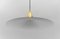 Large Gold Semi Pendant Lamp by Claus Bonderup & Torsten Thorup for Fog & Mørup, 1970s 6