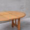 Mid-Century French Oak Dining Table from Guillerme Et Chambron 3