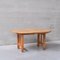 Mid-Century French Oak Dining Table from Guillerme Et Chambron 5