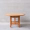 Mid-Century French Oak Dining Table from Guillerme Et Chambron, Image 1