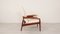 Vintage Relax Sessel aus Teak in Grauweiß von John Boné, 1960er 5