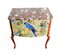 Louis XV Chest with Gold Birds Design and Marble Top, 1950s 4