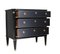 Gustavian Drawer Chest in Painted Super Finish Black, 1950s 3