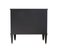 Gustavian Drawer Chest in Painted Super Finish Black, 1950s 8