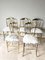 No. 5 Brass Chairs by Giuseppe Gaetano Descalzi, 1950s, Set of 5 1