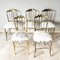 No. 5 Brass Chairs by Giuseppe Gaetano Descalzi, 1950s, Set of 5, Image 5