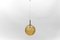 Yellow Murano Glass Ball Pendant Lamp from Doria Leuchten, 1960s, Image 5