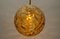 Lampada a sospensione in vetro di Murano giallo di Doria Leuchten, anni '60, Immagine 7