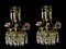 Crystal Tole Ceramic Flower Sconces, 1960s, Set of 2 6