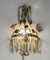 Crystal Tole Ceramic Flower Sconces, 1960s, Set of 2, Image 2