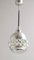 Lámpara colgante posmoderna de aluminio, cristal y vidrio de Pia Guidetti Crippa para Lumi, años 60, Imagen 3
