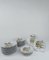 Porcelain Table Service with Botanical Decor from Richard Ginori, 1986, Set of 30 1