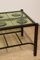 Coffee Table in Bubble Glass and Metal, 1950s, Image 7