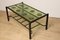 Coffee Table in Bubble Glass and Metal, 1950s, Image 10