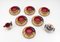 Futurist Tea Service by Nicolay Dulgheroff for Ceramiche Mazzotti, 1989, Set of 8 3