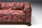 Chippendale Style Sofa in Pierre Frey Jacquard Fabric with Claw Feet, 1900s 2