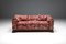 Sofa im Chippendale Stil aus Pierre Frey Jacquard Stoff mit Klauenfüßen, 1900er 1