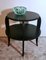 French Art Deco Black Round 2-Top Tea or Coffee Table, 1930s, Image 14