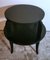 French Art Deco Black Round 2-Top Tea or Coffee Table, 1930s, Image 5