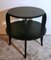 French Art Deco Black Round 2-Top Tea or Coffee Table, 1930s, Image 2