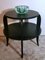 French Art Deco Black Round 2-Top Tea or Coffee Table, 1930s, Image 15