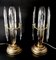 Italian Table Lamps in Brass and Crystal by Sciolari Gaetano, 1970s, Set of 2 11