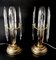 Italienische Tischlampen aus Messing & Kristallglas von Sciolari Gaetano, 1970er, 2er Set 11