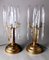 Italian Table Lamps in Brass and Crystal by Sciolari Gaetano, 1970s, Set of 2 3