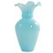 Blaue Italienische Vase aus Opalglas, Florenz, Italien, 1970er 1