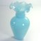 Blaue Italienische Vase aus Opalglas, Florenz, Italien, 1970er 6