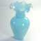 Italian Blue Opaline Glass Vase, Florence, Italy, 1970s 6