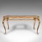 French Art Nouveau Glazed Coffee Table in Brass, Early 20th Century 1