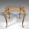 French Art Nouveau Glazed Coffee Table in Brass, Early 20th Century 3