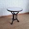 Art Deco Industrial Low Bistro Table in Marble and Cast Iron, 1920s 4