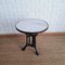 Art Deco Industrial Low Bistro Table in Marble and Cast Iron, 1920s 10
