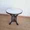 Art Deco Industrial Low Bistro Table in Marble and Cast Iron, 1920s, Image 3