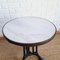 Art Deco Industrial Low Bistro Table in Marble and Cast Iron, 1920s, Image 12