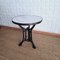 Art Deco Industrial Low Bistro Table in Marble and Cast Iron, 1920s 6