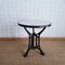 Art Deco Industrial Low Bistro Table in Marble and Cast Iron, 1920s 5
