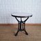 Art Deco Industrial Low Bistro Table in Marble and Cast Iron, 1920s, Image 5