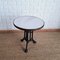 Art Deco Industrial Low Bistro Table in Marble and Cast Iron, 1920s 11